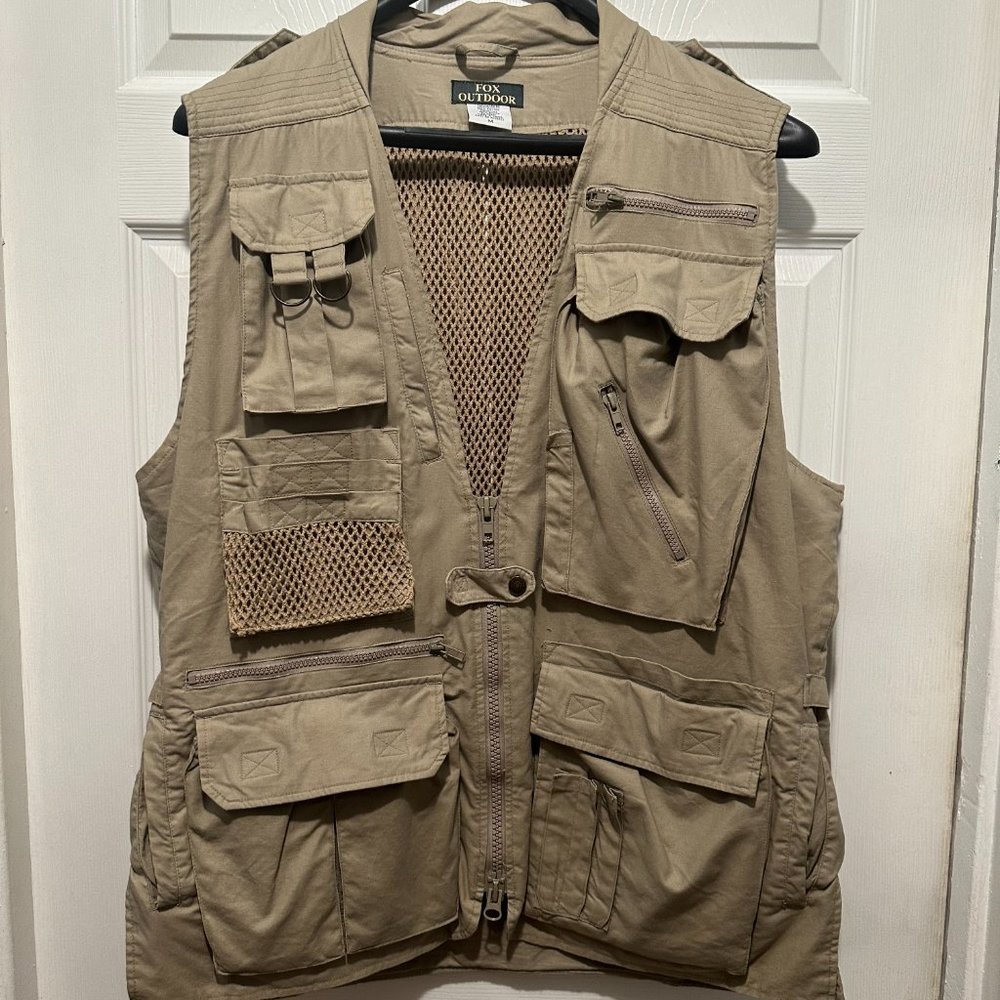 Fox Outdoor Khaki Hunting/Fishing/Shooting Vest